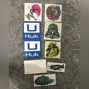 Huk and Catch Co. Sticker Set